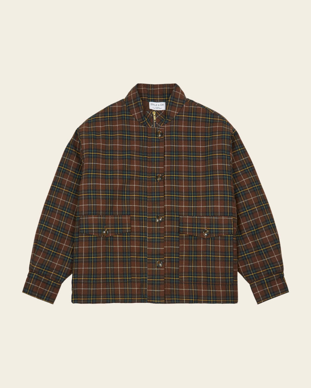 Veste - Carreaux marron