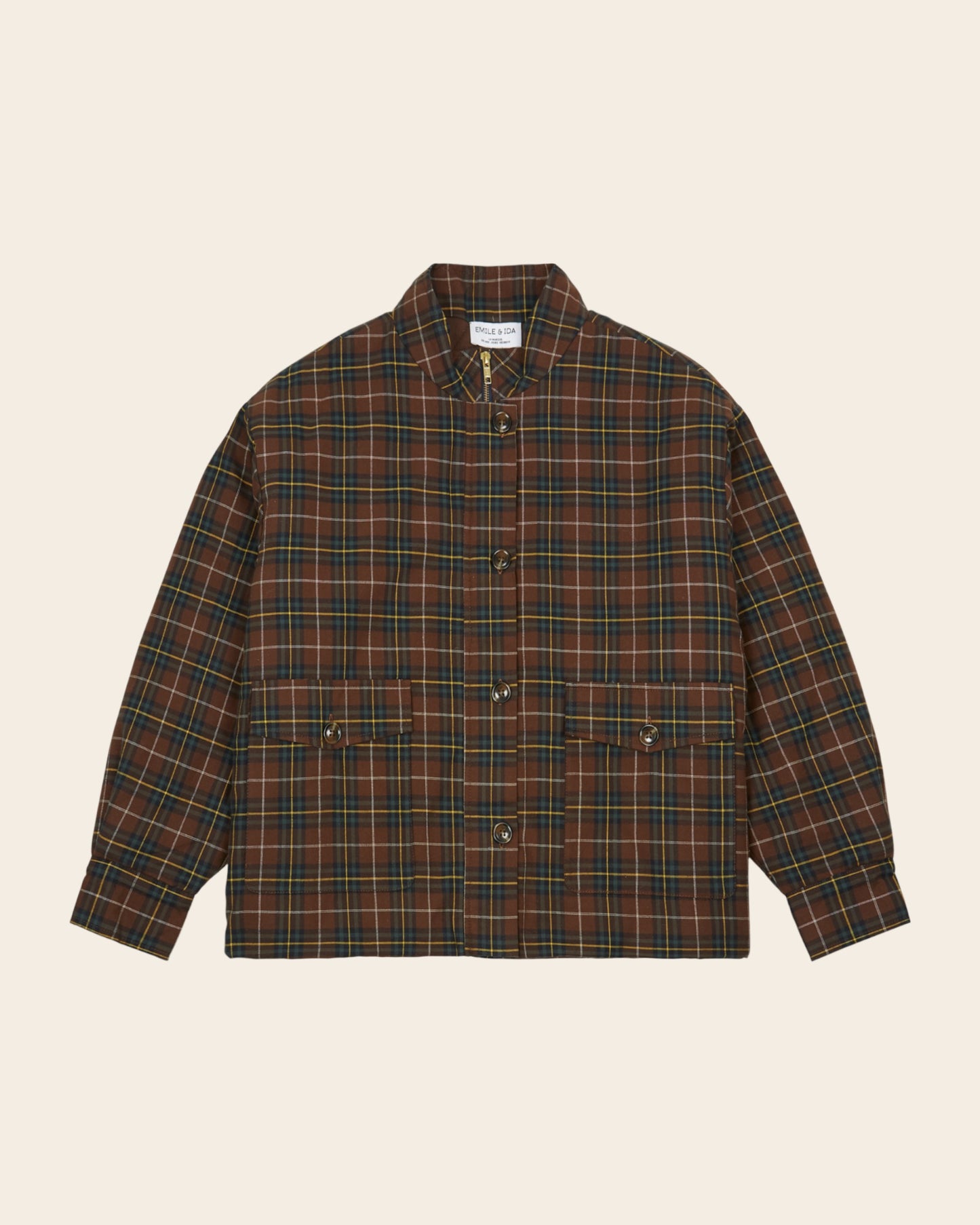Veste - Carreaux marron