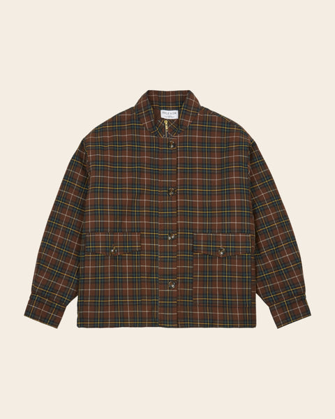 Veste - Carreaux marron