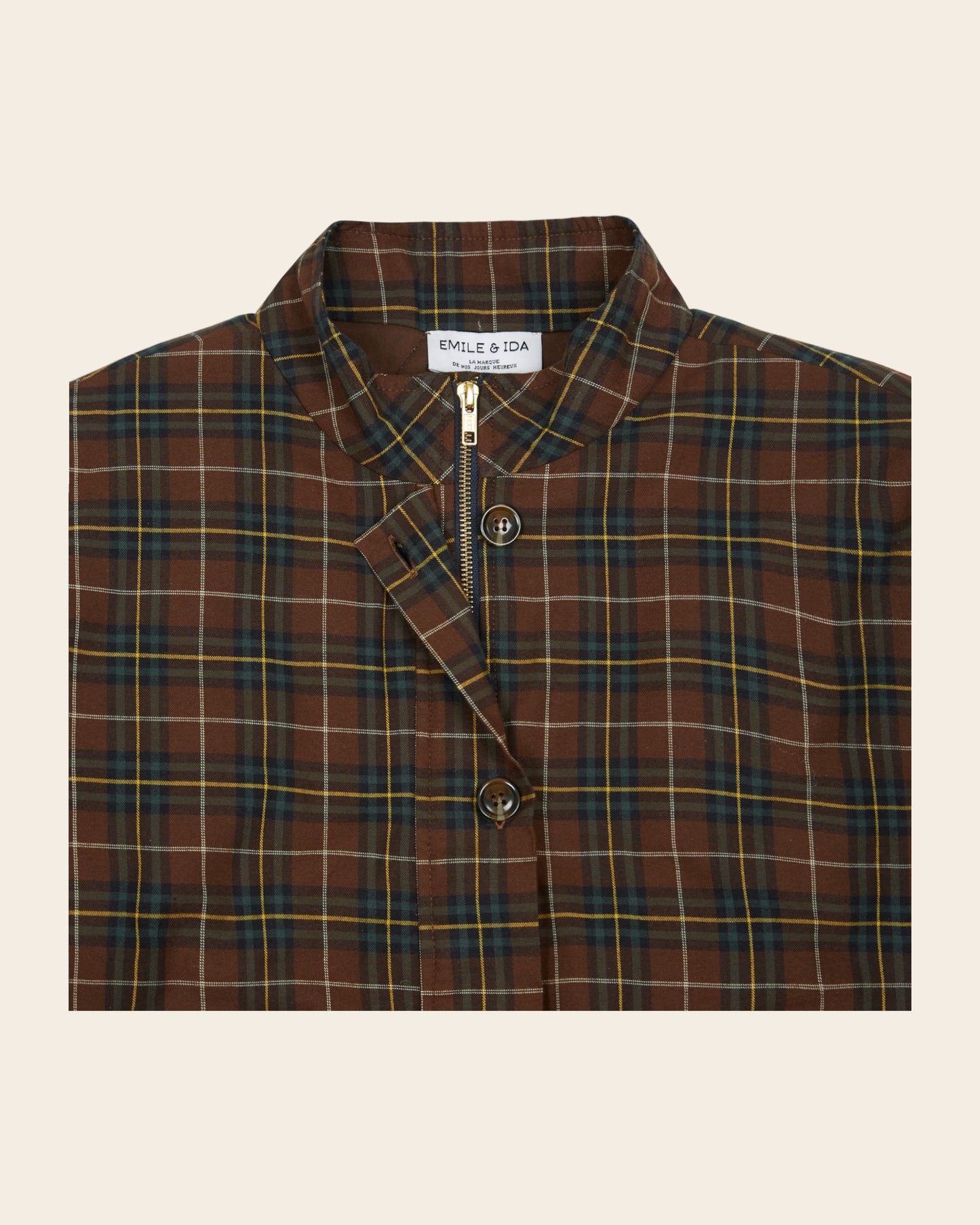Veste - Carreaux marron