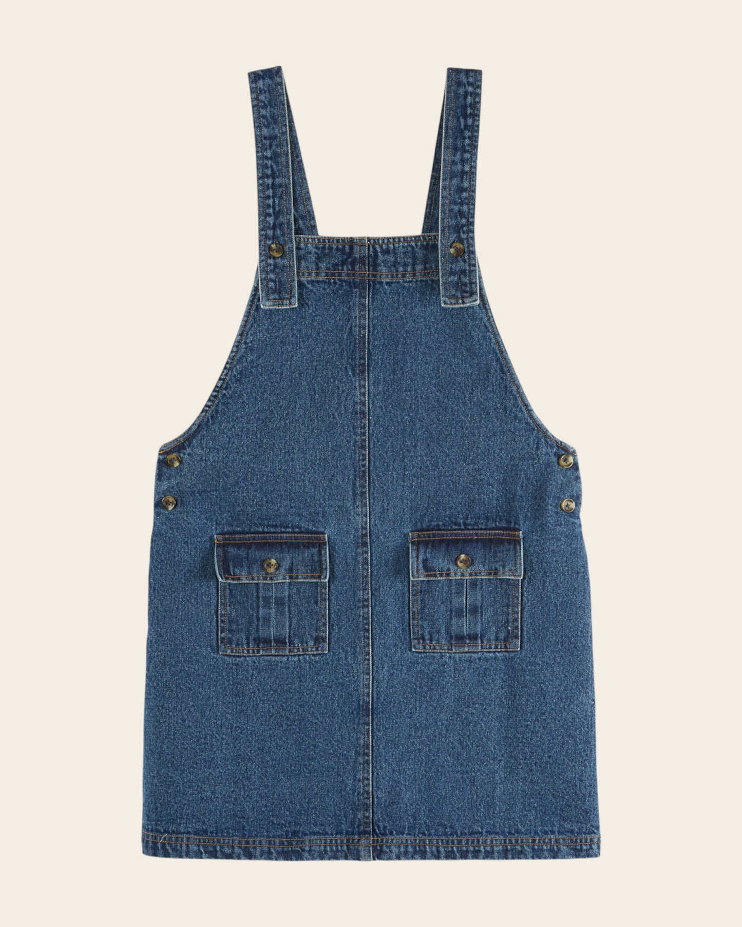 Robe salopette - Denim bleu