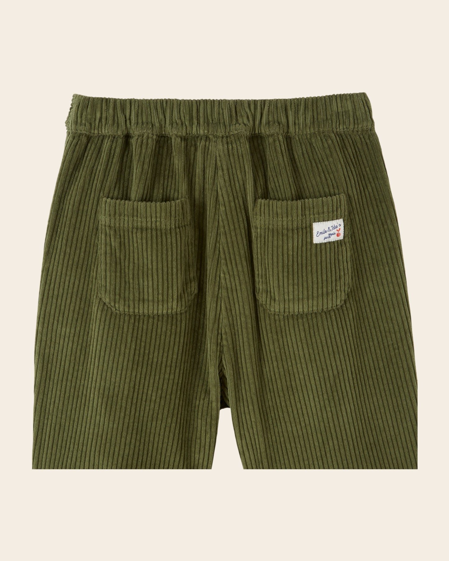 Pantalon - Velours cotelé vert pistache