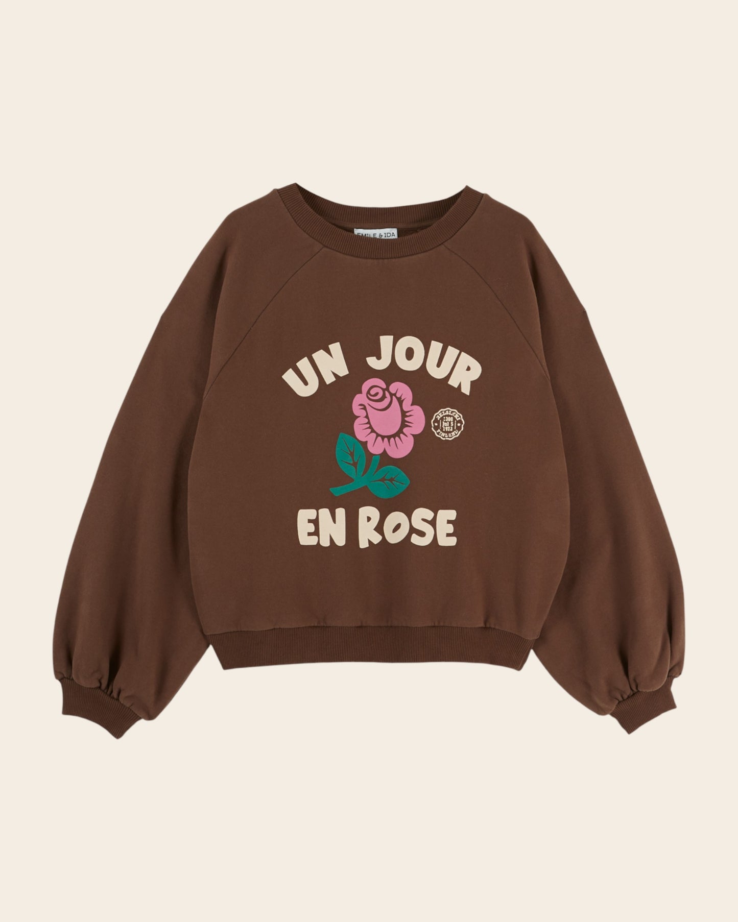Sweat - Un jour en rose marron
