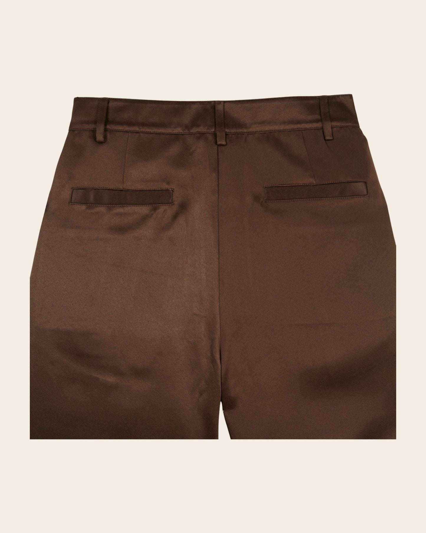 Pantalon - Satin marron
