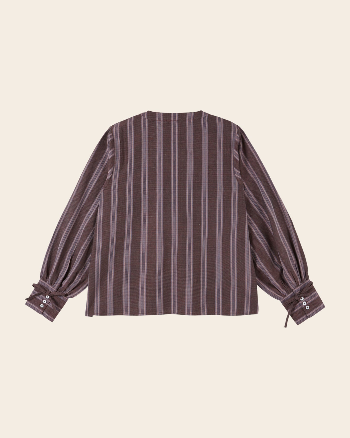 Blouse - Rayé khadi violet