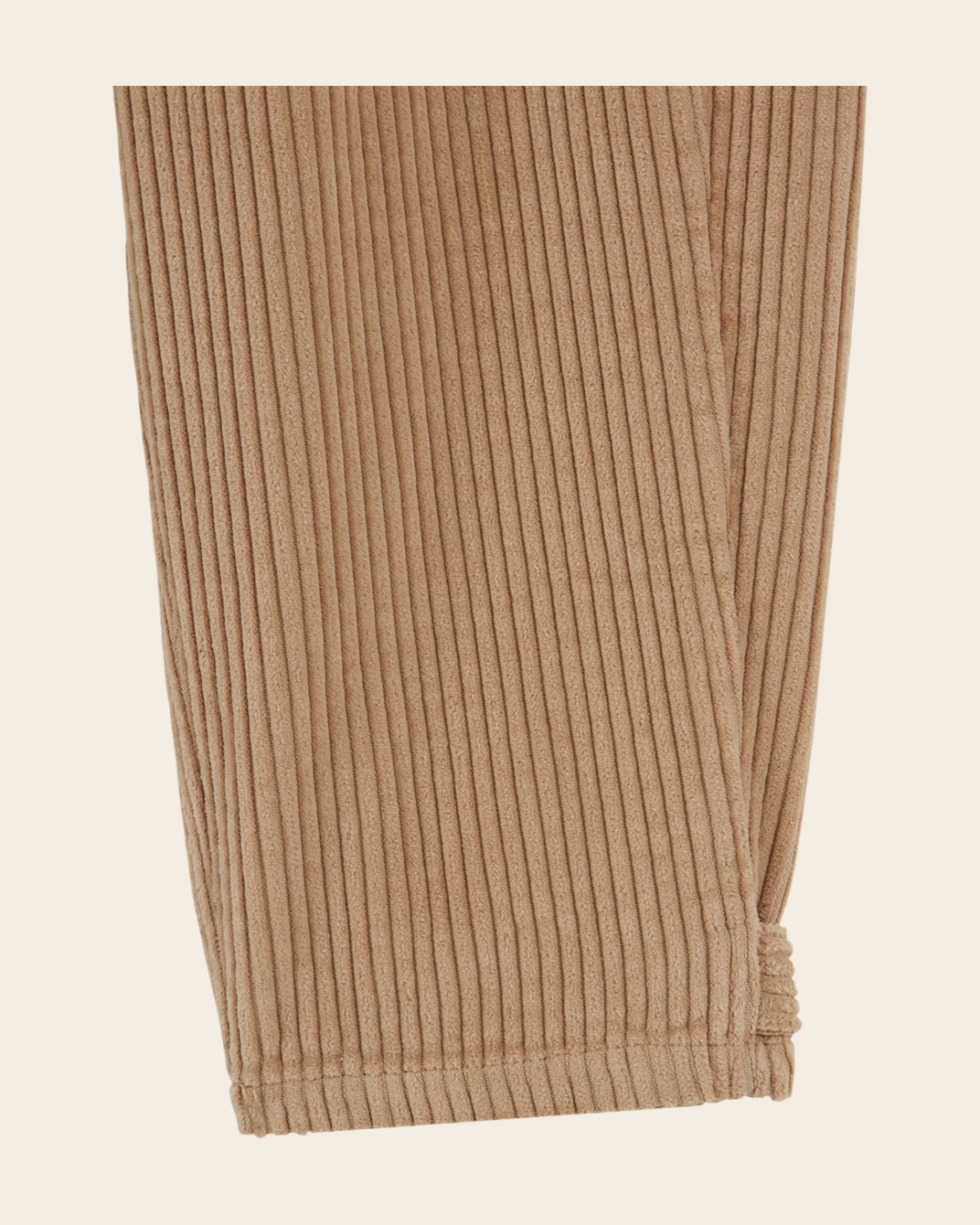Pantalon jogger - Velours cotelé beige