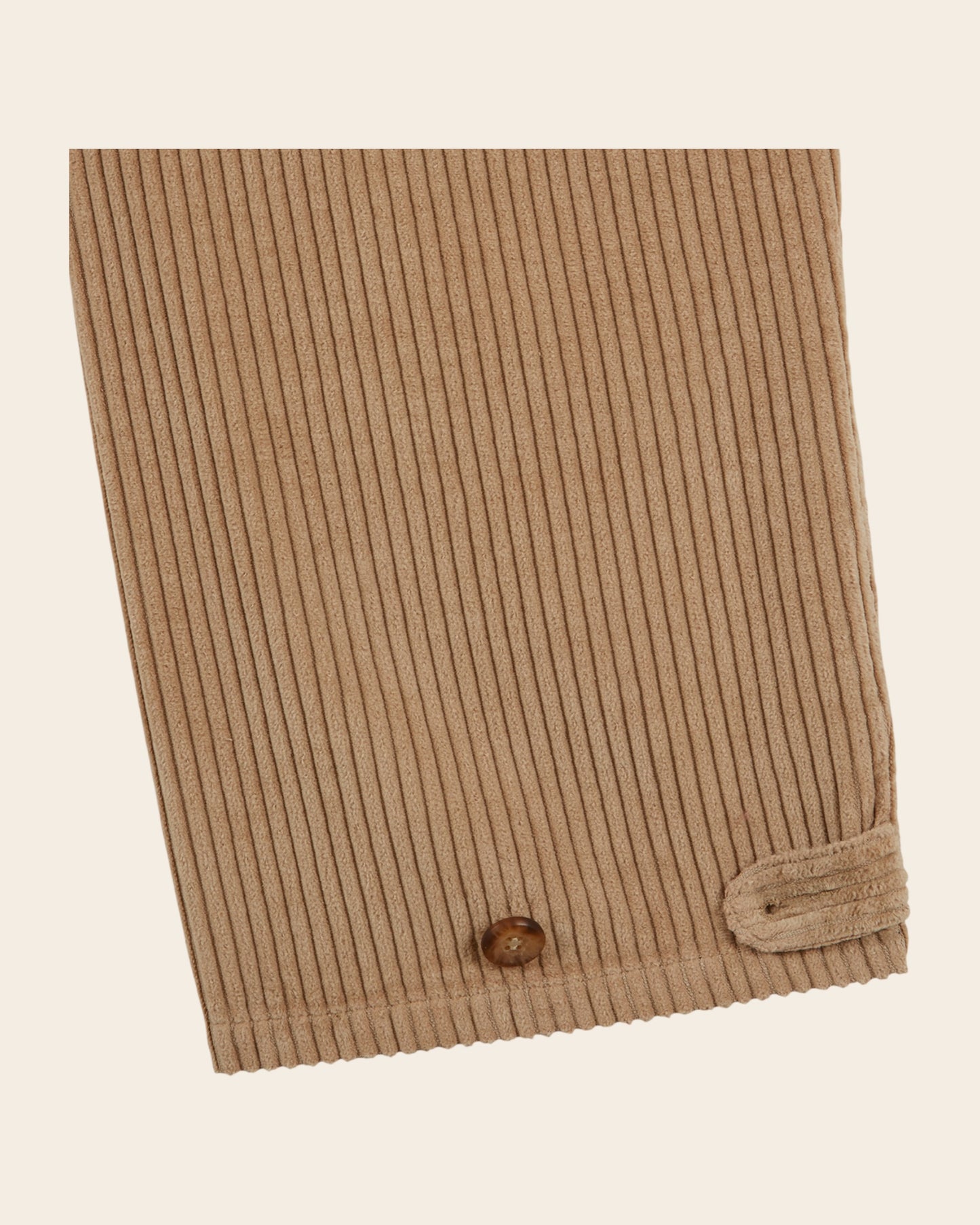 Pantalon jogger - Velours cotelé beige