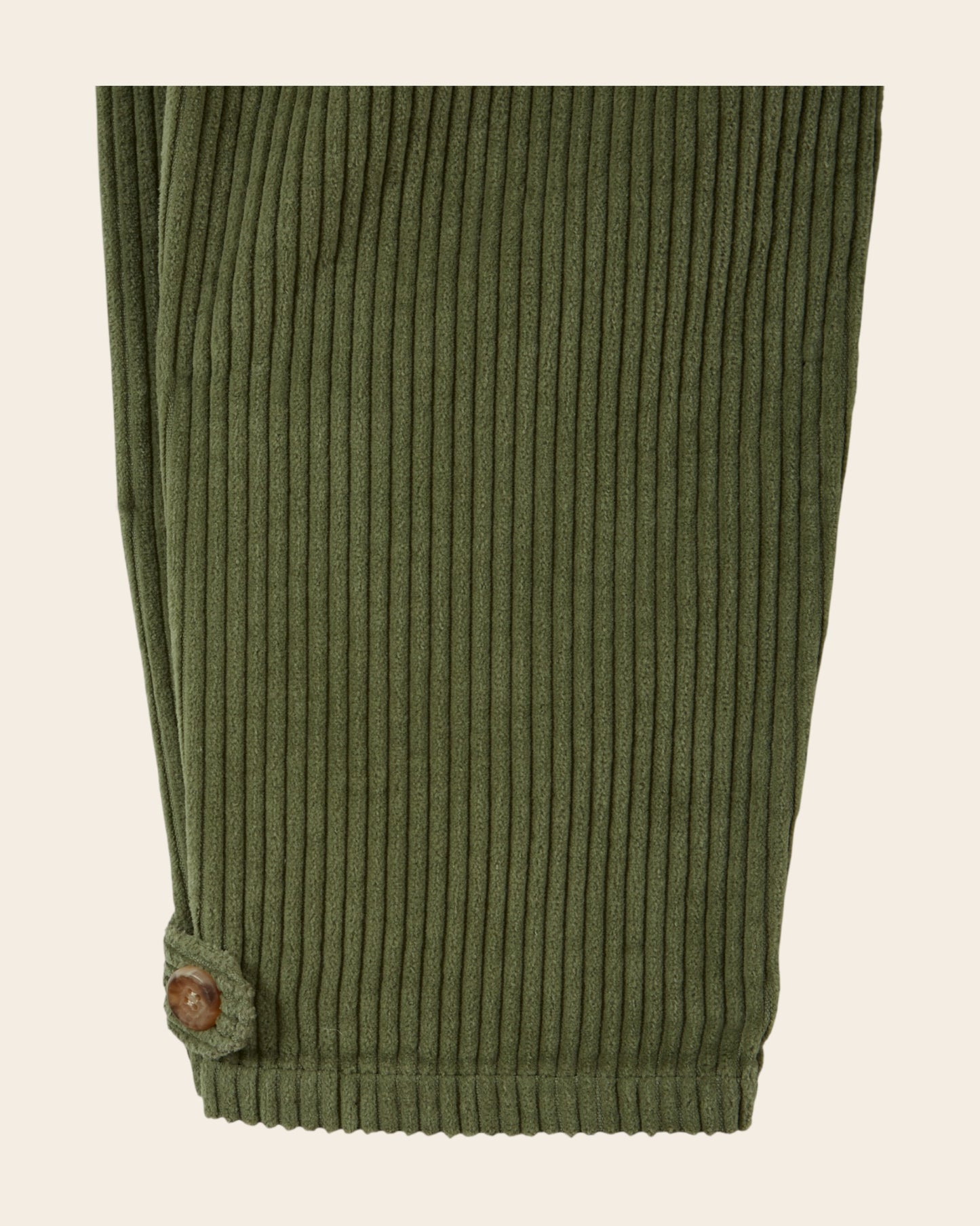 Pantalon jogger - Velours cotelé vert pistache