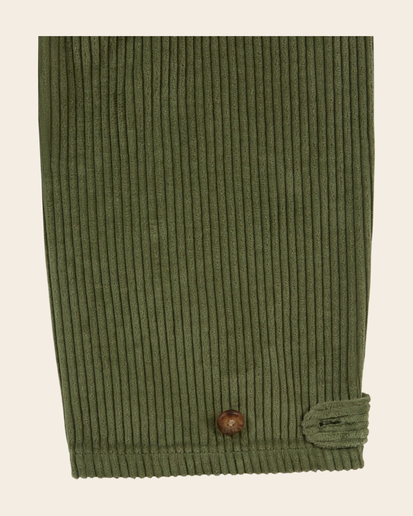 Pantalon jogger - Velours cotelé vert pistache