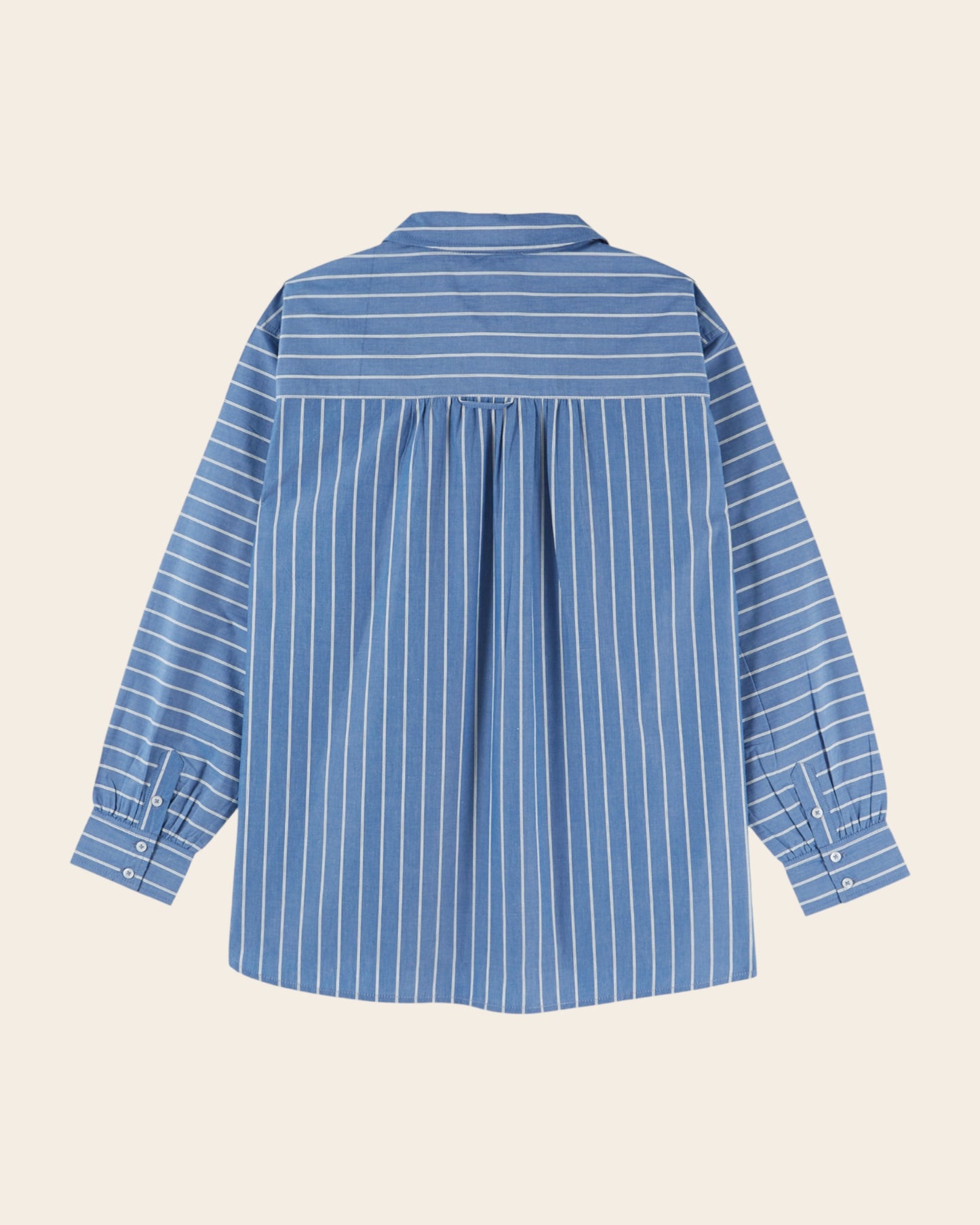 Chemise - Oversize rayée bleu