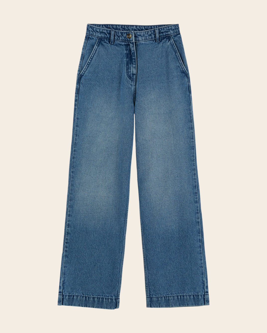 Jean - Bleu denim délavé
