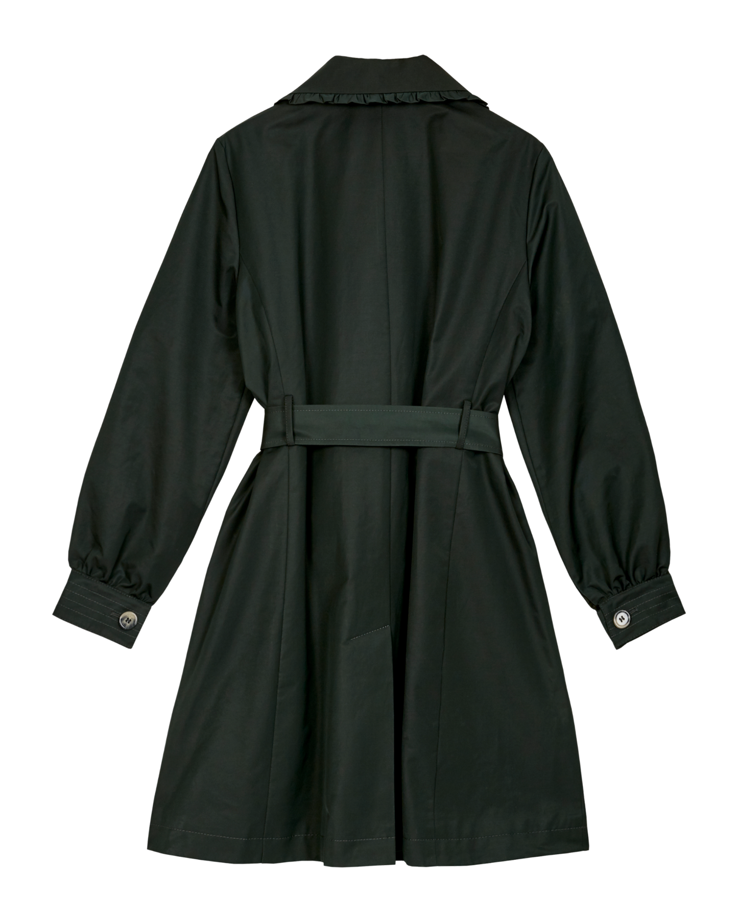 Trench coat vert sapin