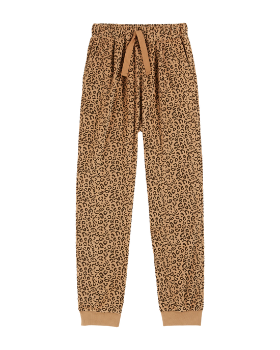 emile et ida Jogger femme éponge léopard
