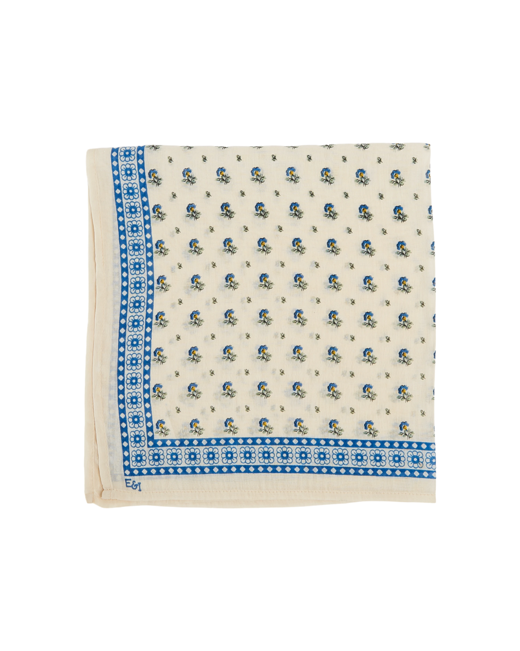 Iris flower scarf 50 x 50 cm