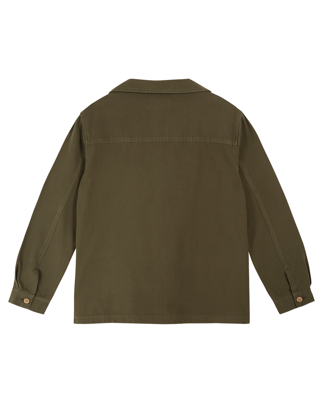 Veste toile de coton vert salicorne