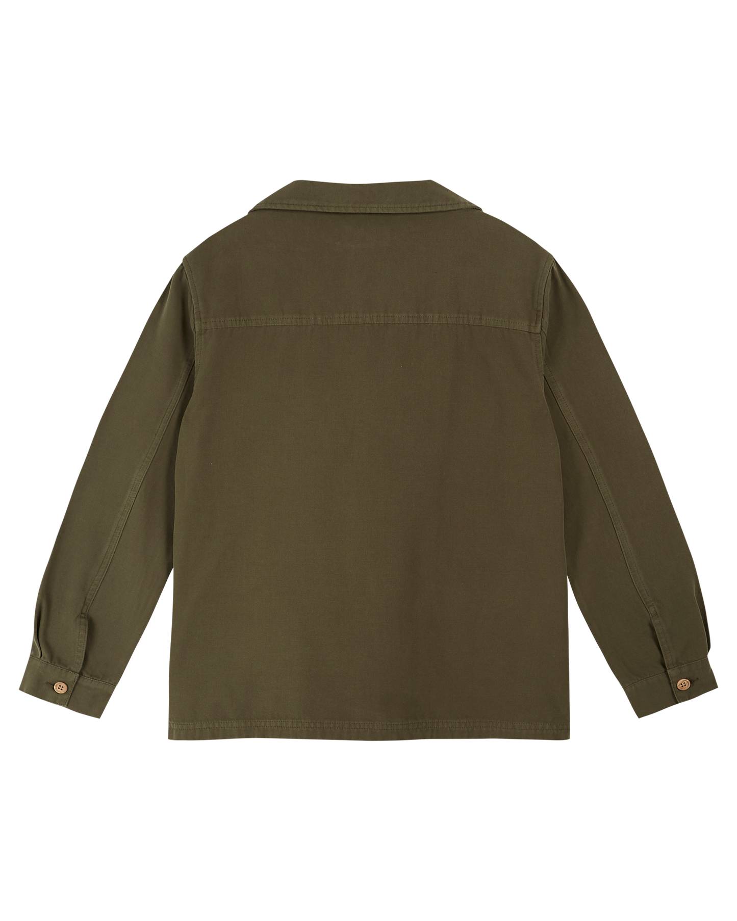 Veste toile de coton vert salicorne