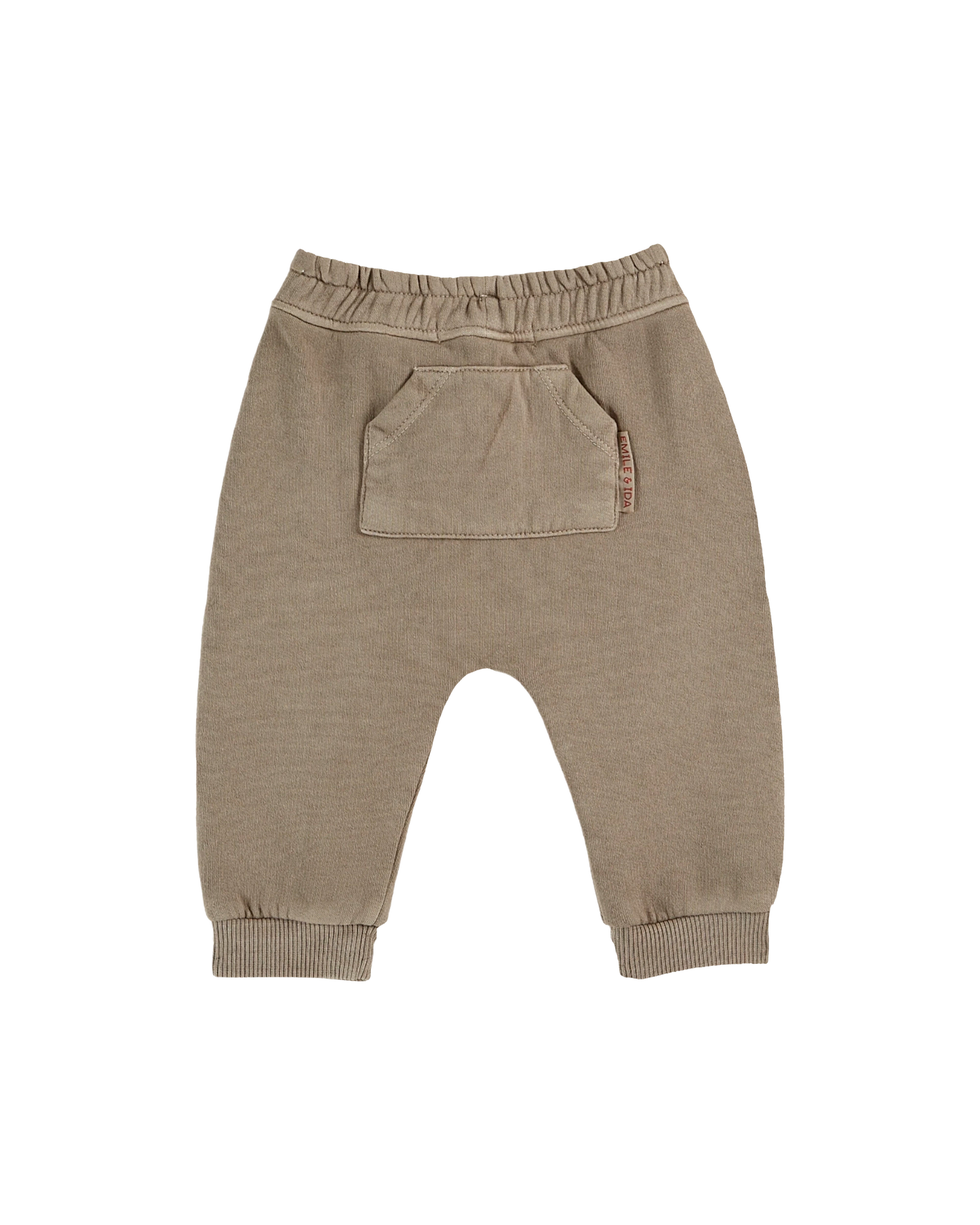 Jogger coton et teinture bio gris
