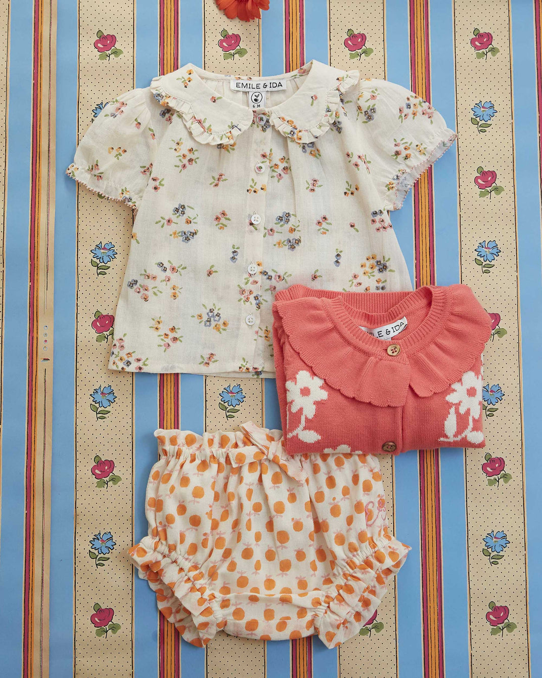 Achillea flower blouse