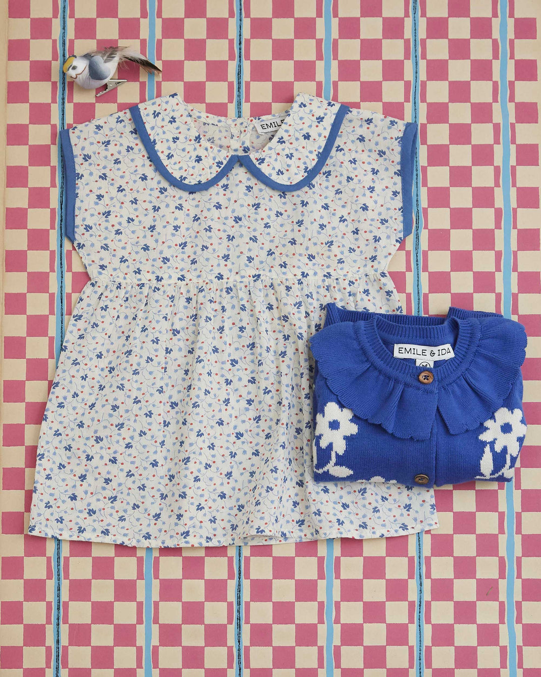 Robe bébé - fleurs muguet