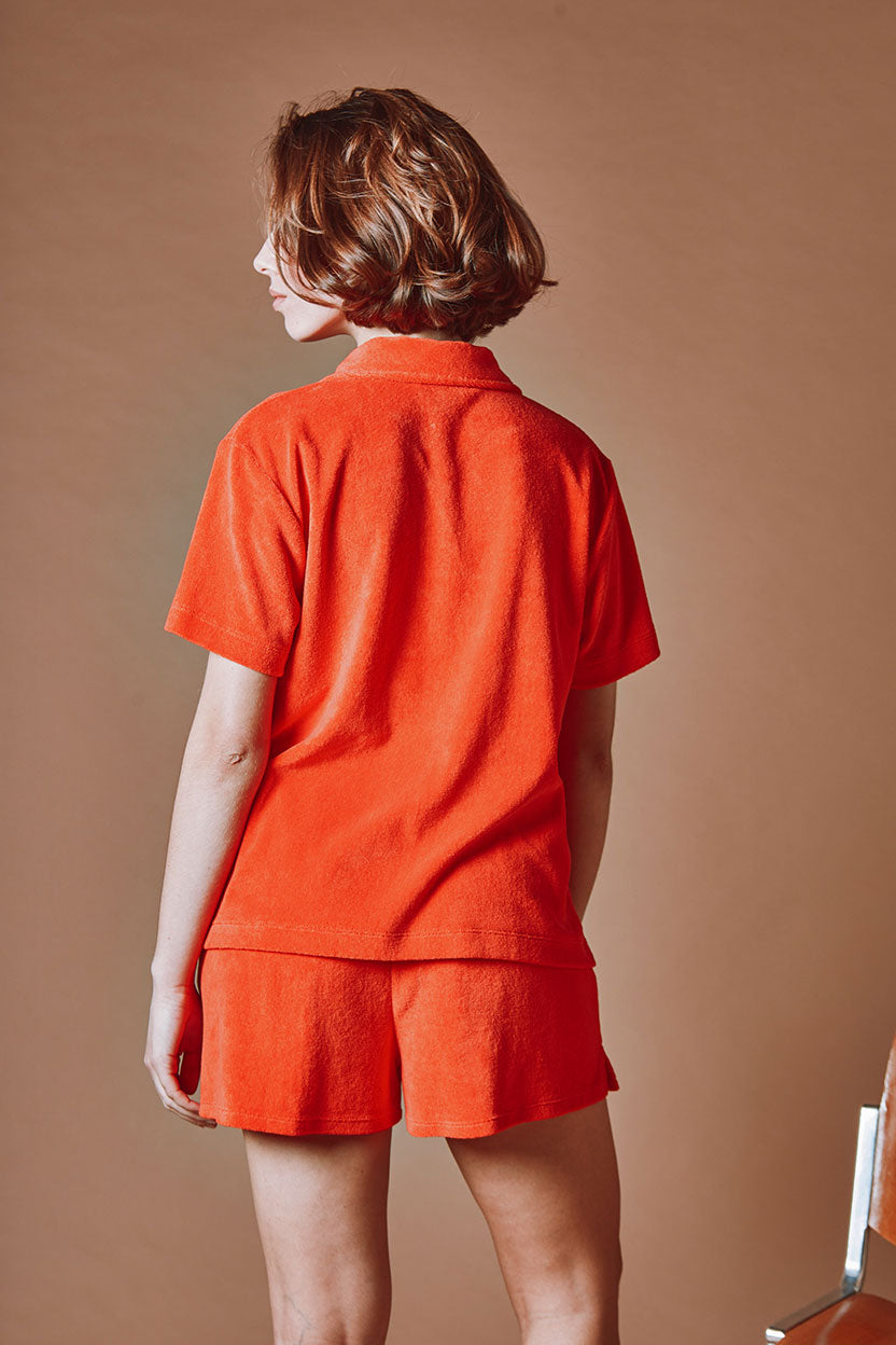 Short - Éponge rouge
