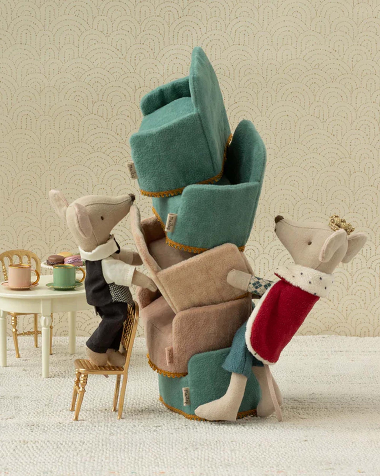 Souris roi papa bleu - Maileg