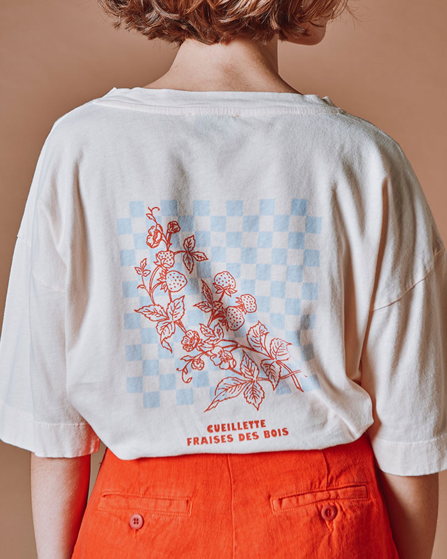 T-shirt - Le temps des fraises crème