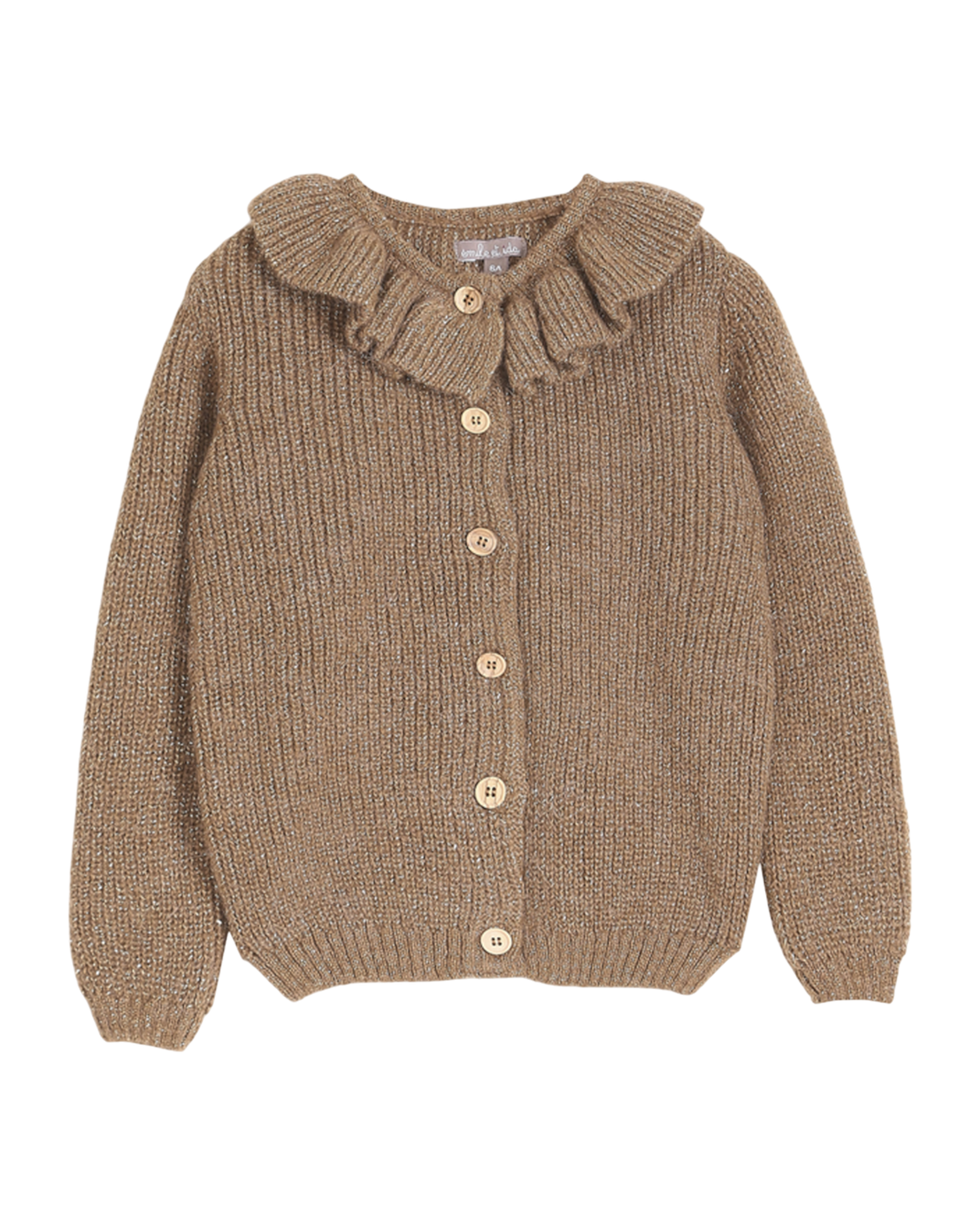 cardigan collerette nougatine lurex