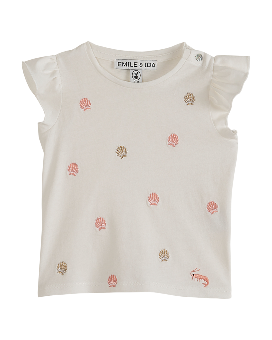 T-shirt - Coquillages blanc