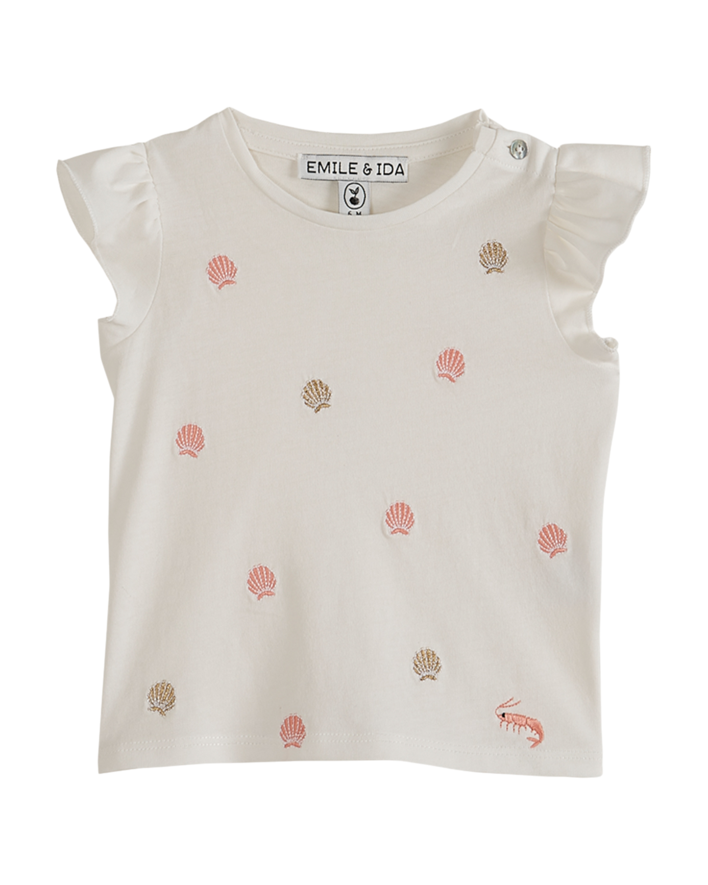T-shirt - Coquillages blanc