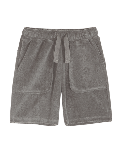 Grey terry Bermuda shorts