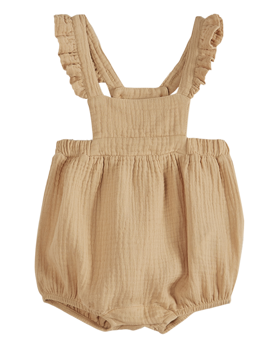 Beige cotton gauze combi-bloomer