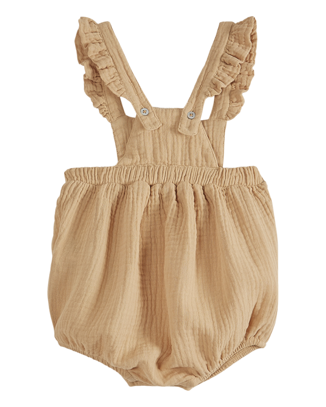 Beige cotton gauze combi-bloomer