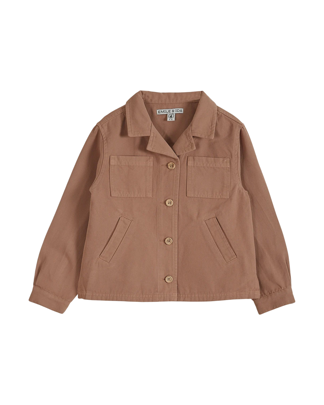 Terracotta cotton canvas jacket