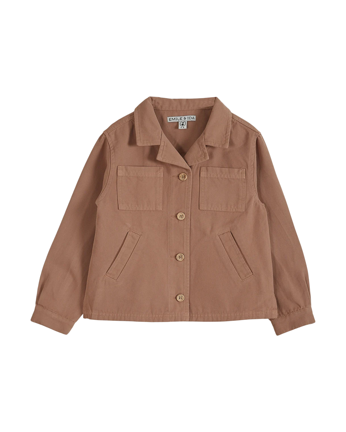 Terracotta cotton canvas jacket