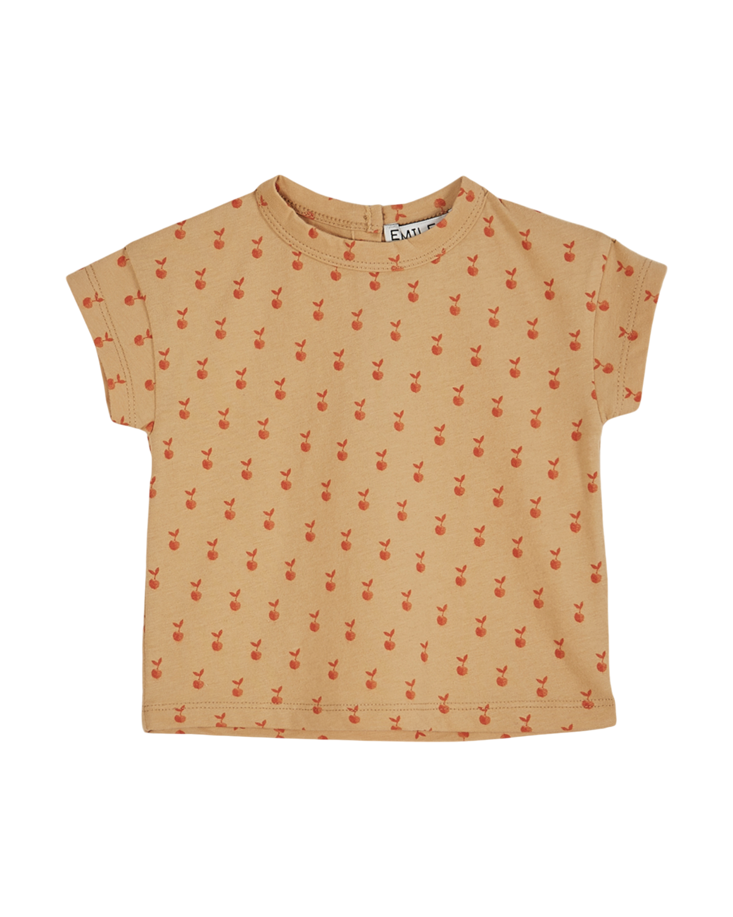 T-shirt - Pomme coton bio beige