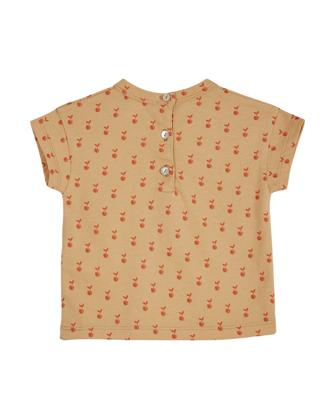 T-shirt - Pomme coton bio beige