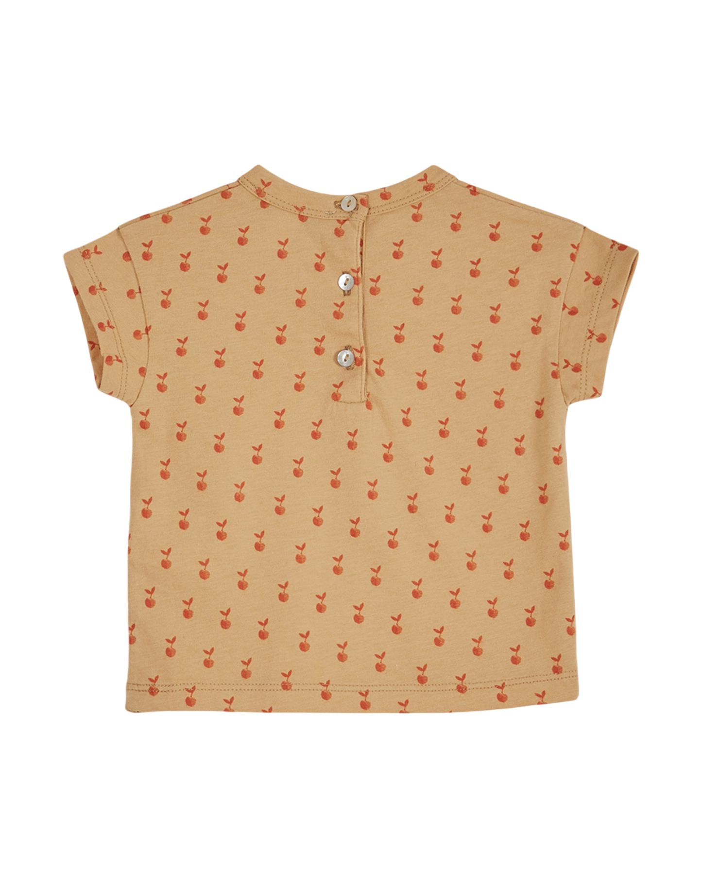 T-shirt - Pomme coton bio beige