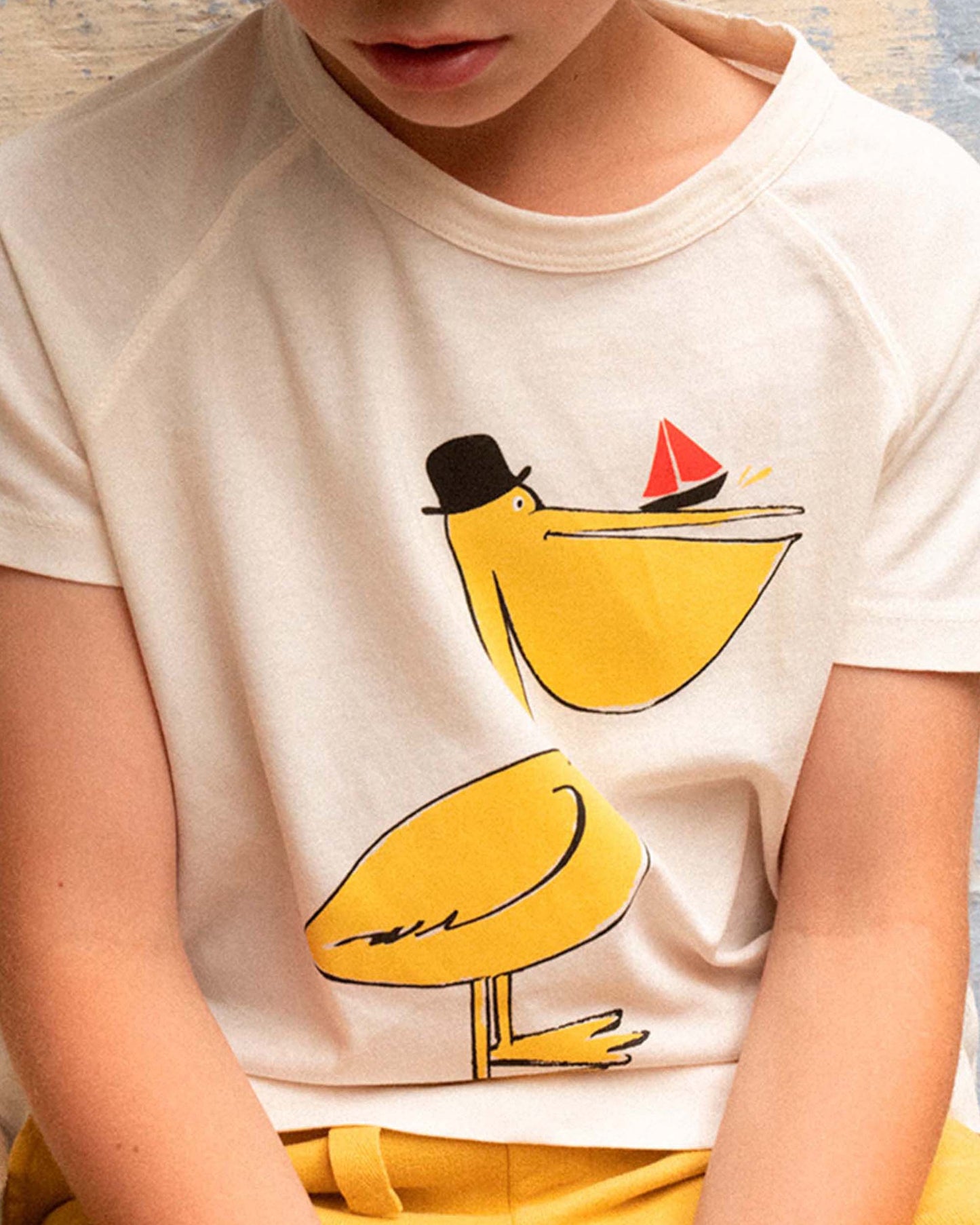 T-shirt - Pélican blanc