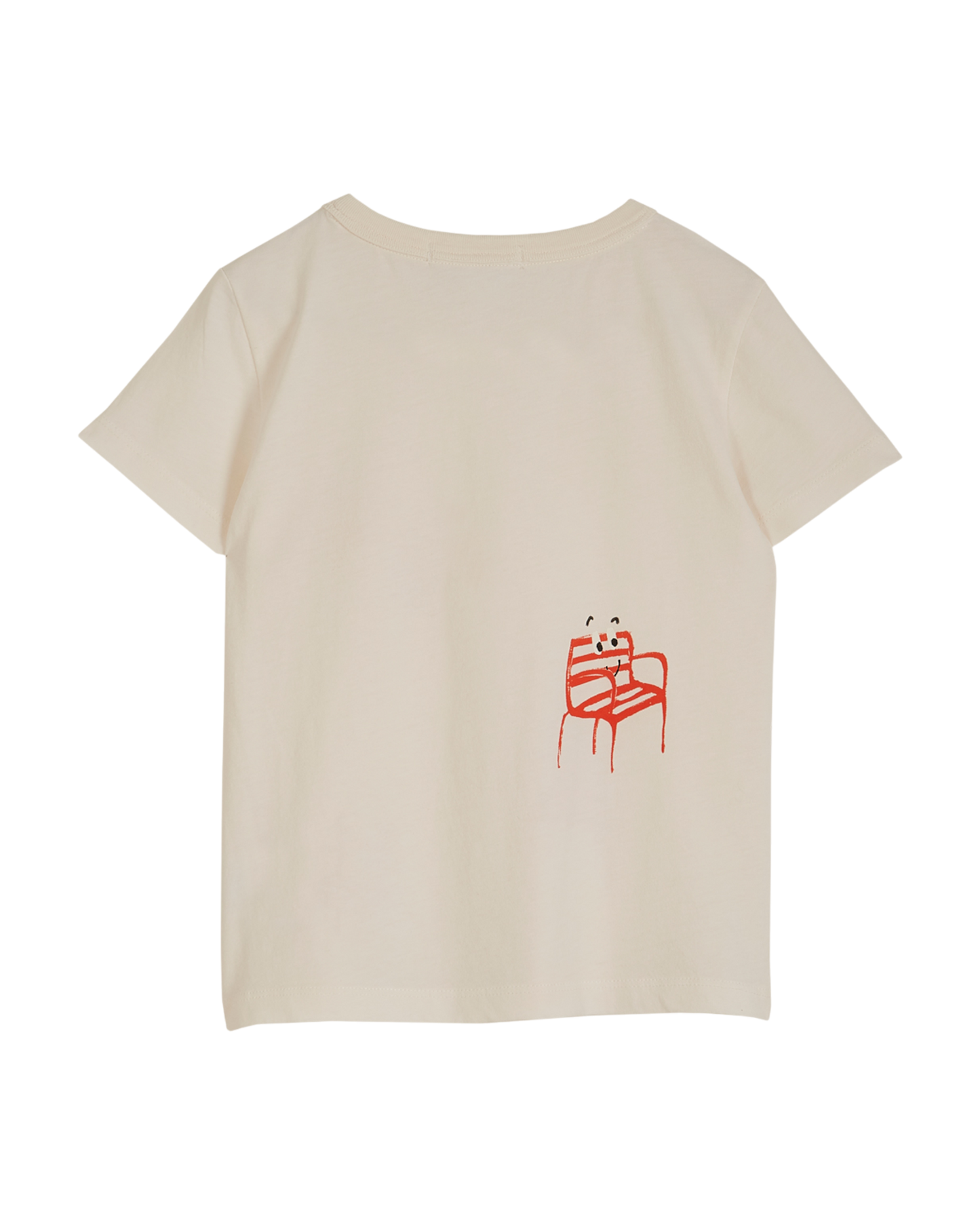 T-shirt - Coton blanc chaises