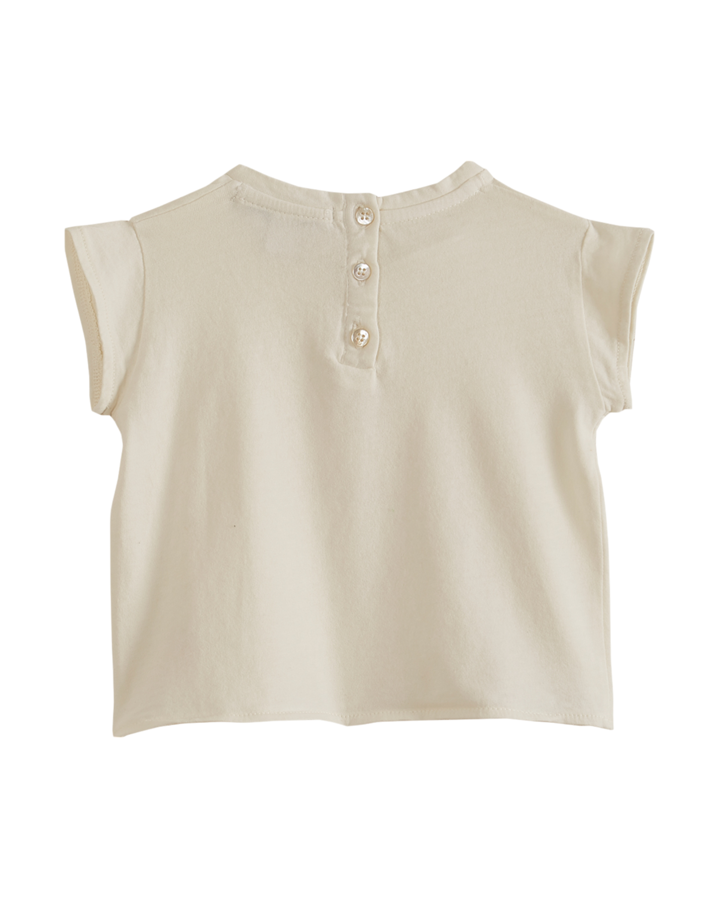 T-shirt - Fraise coton bio blanc