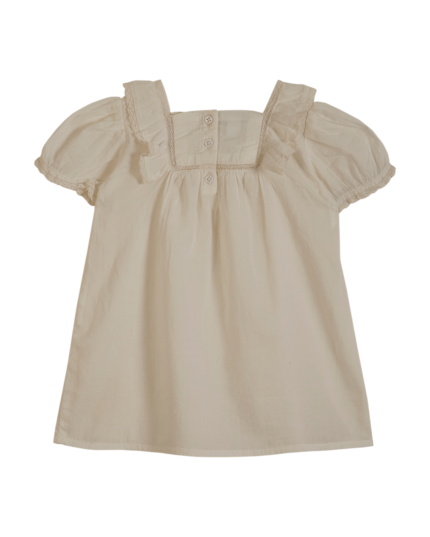 Robe - Voile de coton blanc