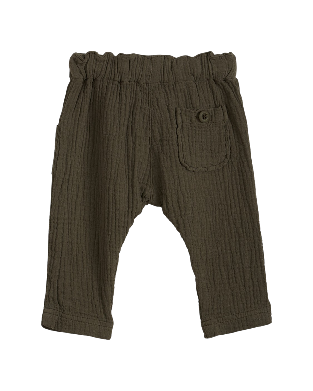 Pantalon - Double gaze de coton kaki