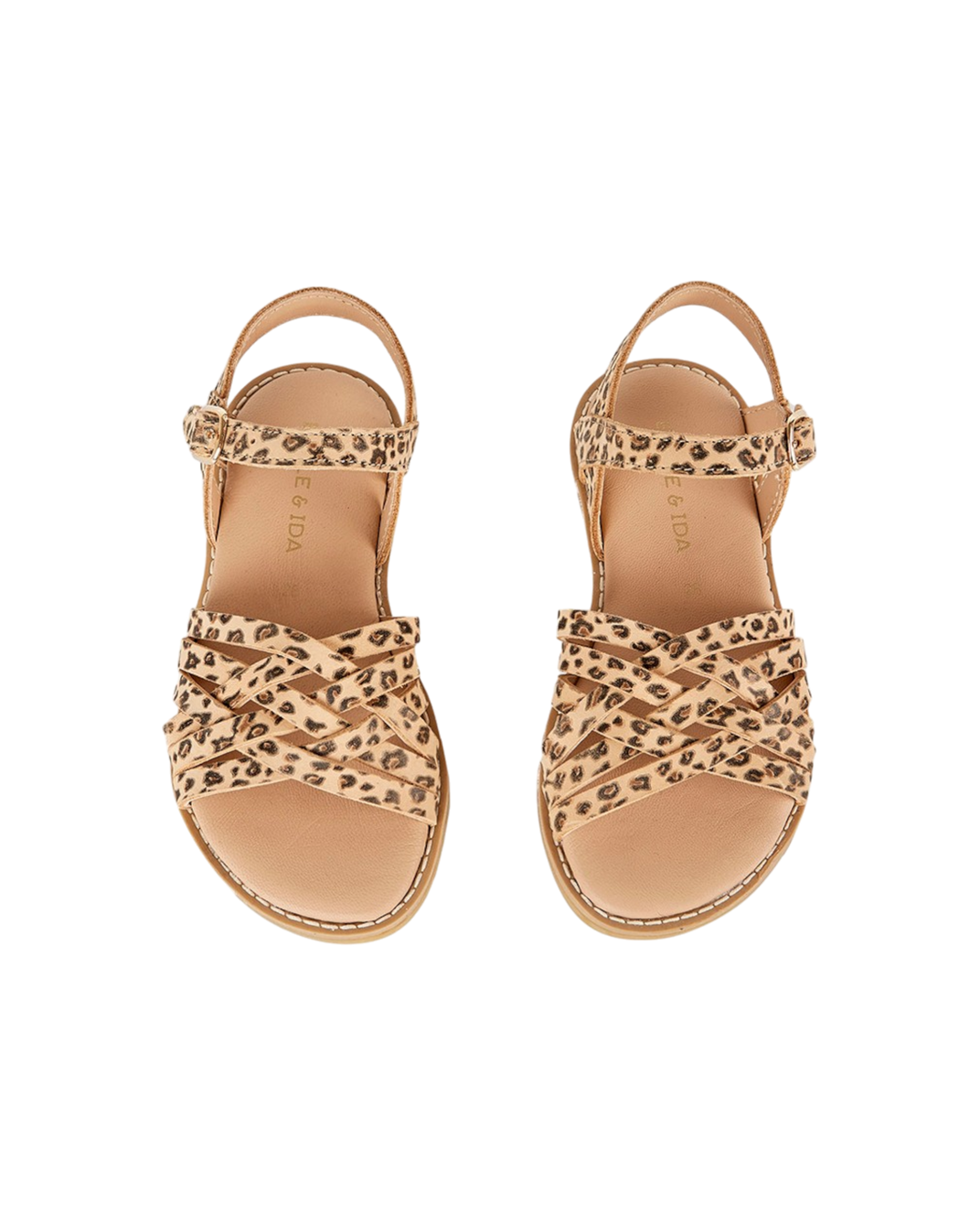 Sandales - Tressées léopard