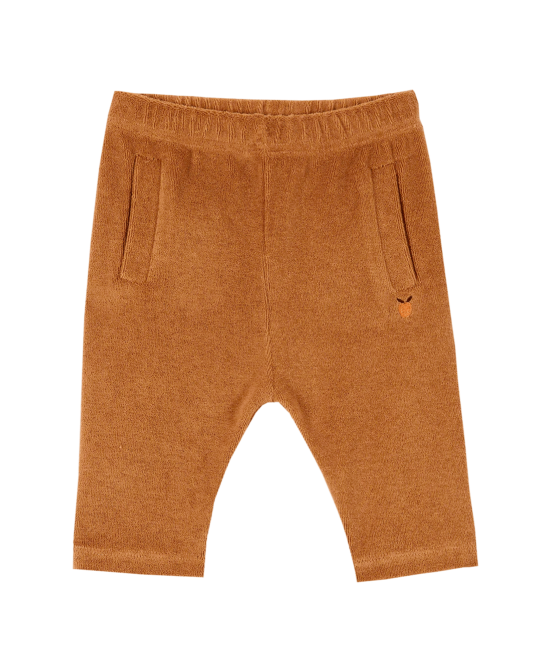 Pantalon bébé éponge caramel