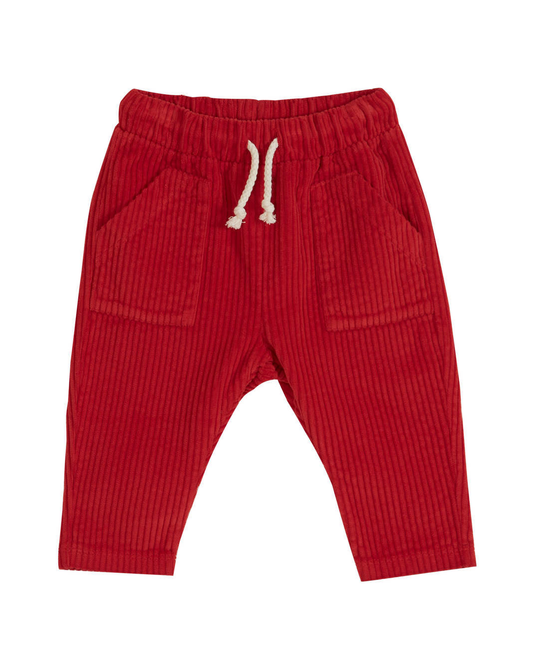 Pantalon velours rouge