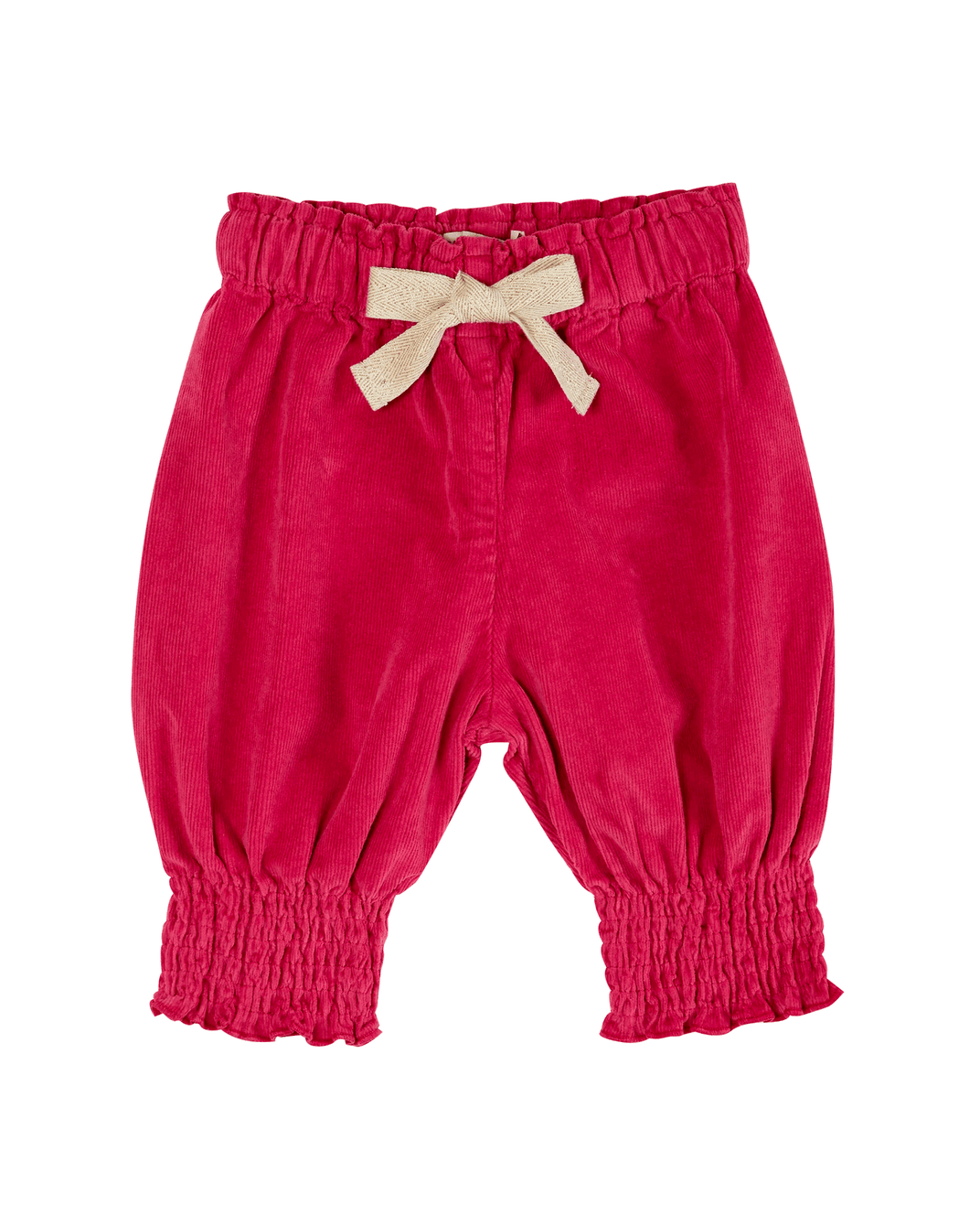 Sarouel velours fushia