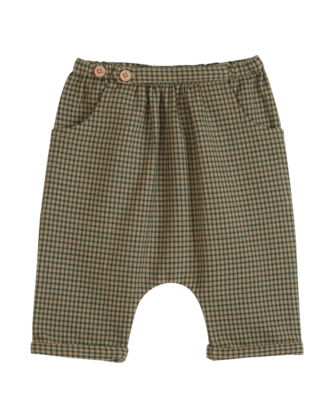 Pantalon carreaux denise vert