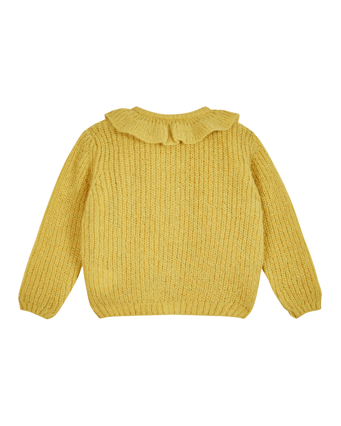 Cardigan collerette poussin