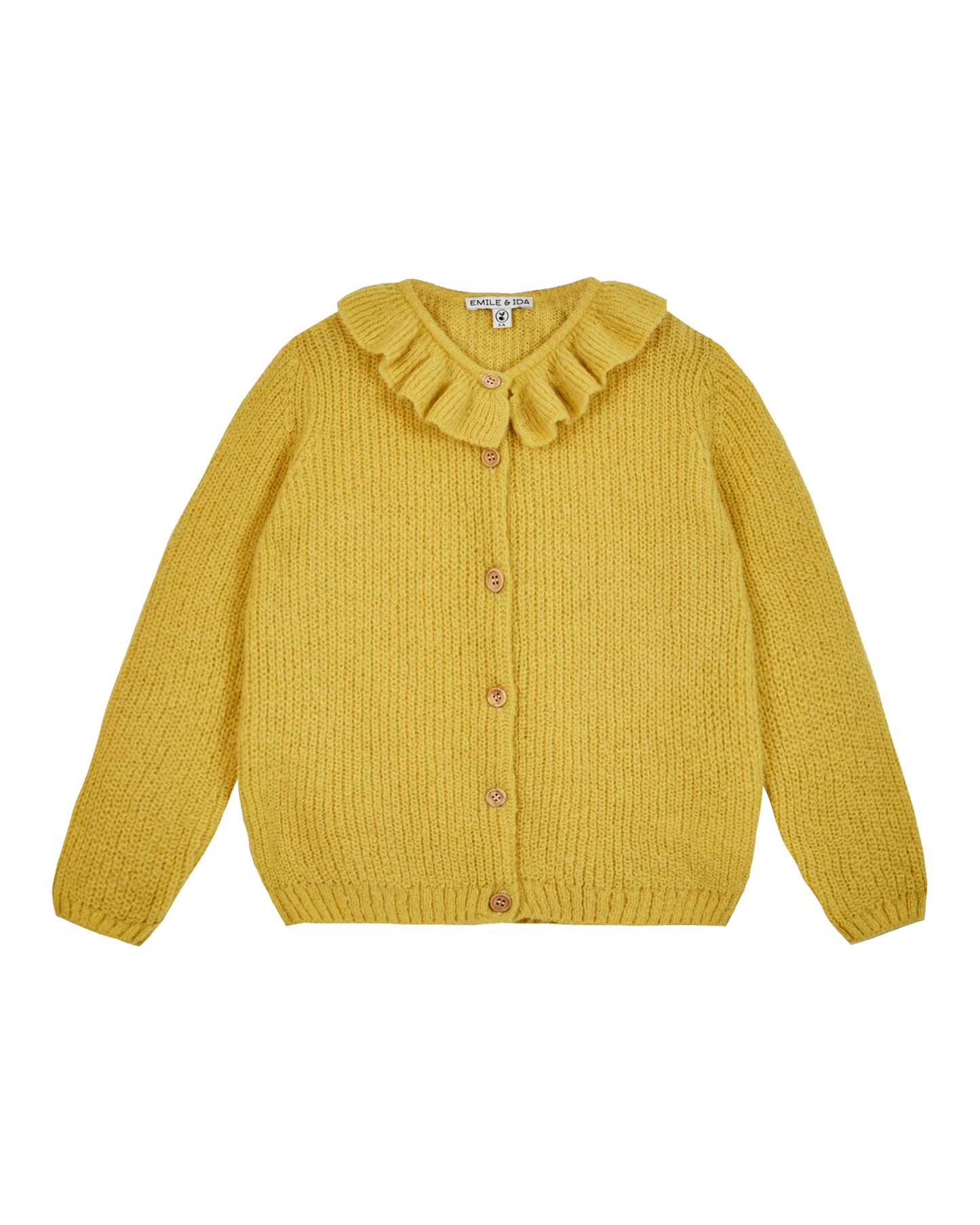 Cardigan collerette poussin