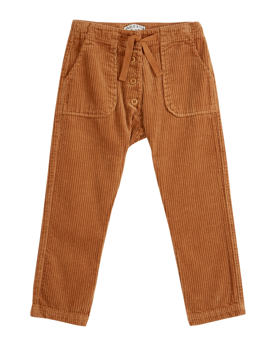 emile et ida Pantalon velours caramel